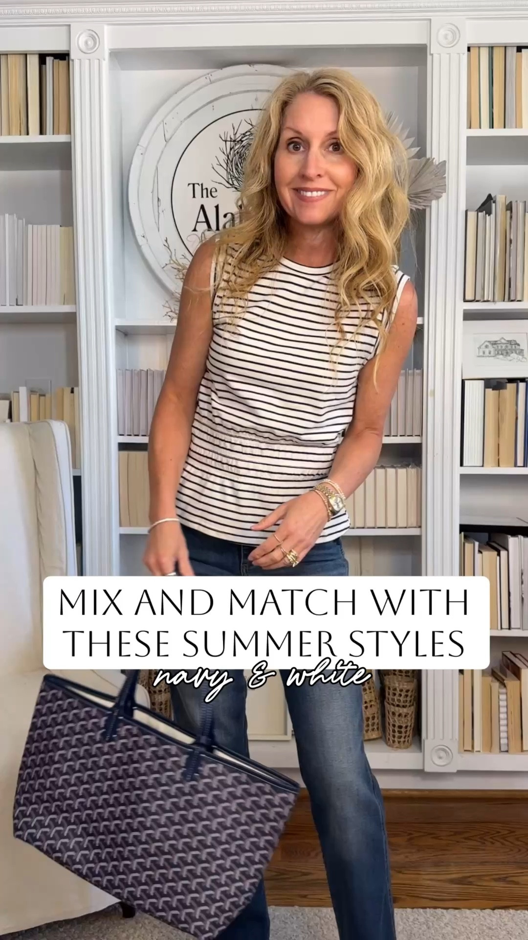 Mix and match navy and white- 
The perfect capsule summer wardrobe 

#LTKTravel #LTKOver40 #LTKSeasonal