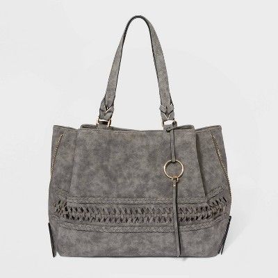 VR NYC Woven Braid Tote Handbag | Target