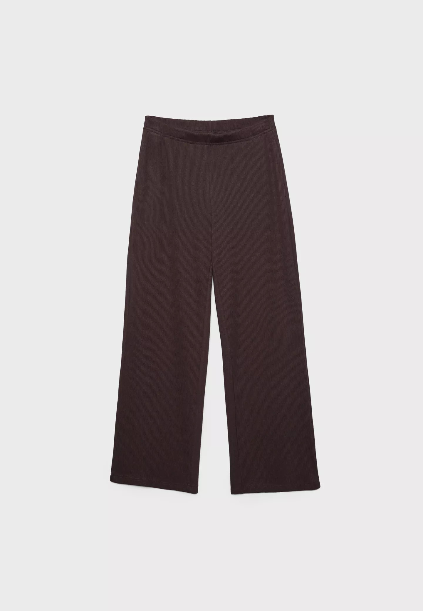 Long knit trousers - Women's fashion | Stradivarius United Kingdom | Stradivarius (UK)