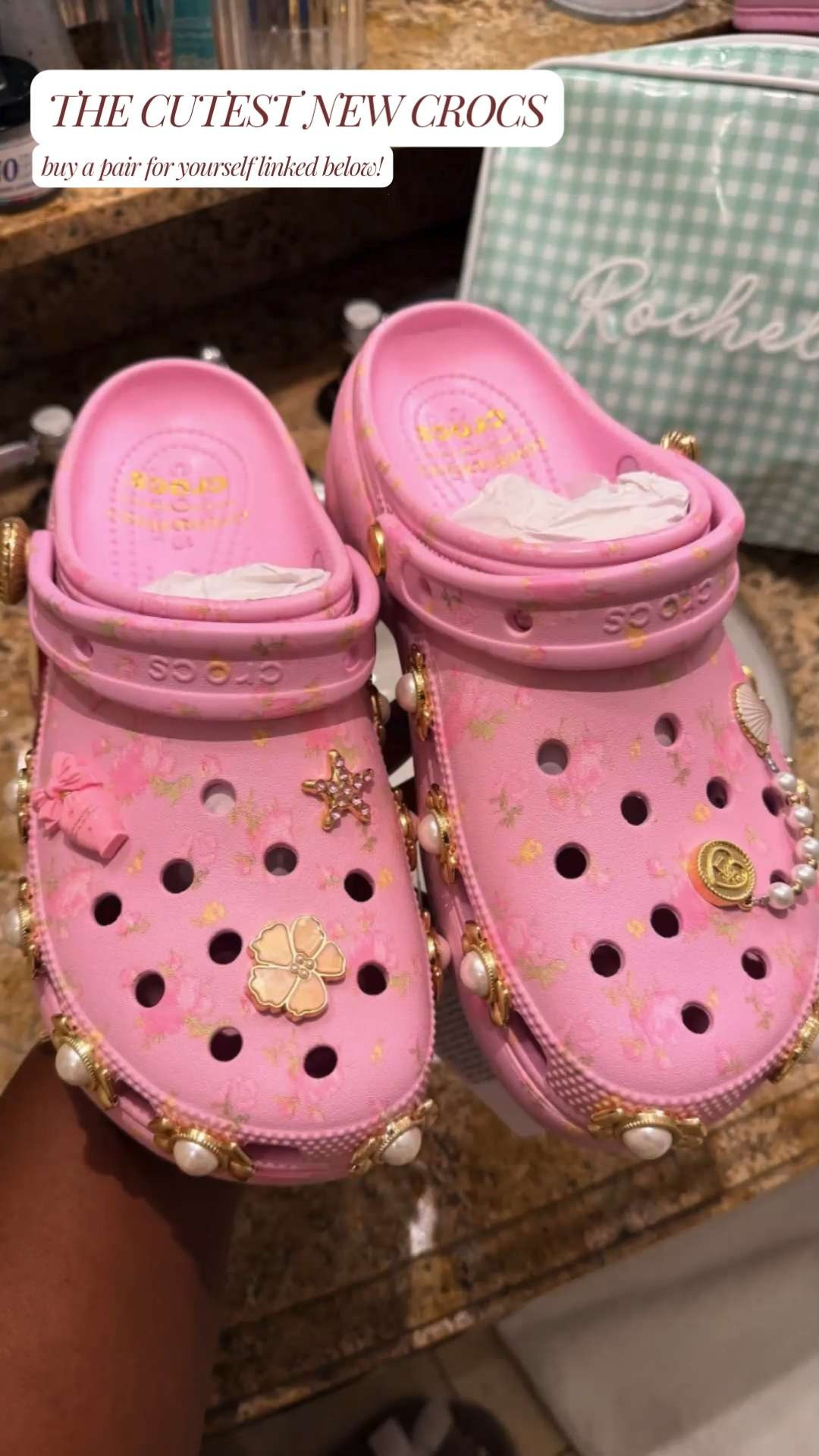 Stop what you are doing because I have found the cutest new Crocs! 💕🌸 I am completely obsessed with this gorgeous pair from the Crocs x LoveShackFancy collaboration. The stunning pink floral pattern combined with the pearls, gold accents, and floral charms is the ultimate coquette dream. 🎀✨ They are the perfect way to stay comfortable while keeping it completely chic.



Follow for more @OPERATION_NIKI on IG, TikTok, & Facebook

#CrocsxLoveShackFancy #LoveShackFancy #Crocs #CoquetteAesthetic #PinkFloral #CuteShoes #SummerStyle #ComfyChic #LTKUnder100 #Unboxing #ShoeInspo 

 #LTKootd