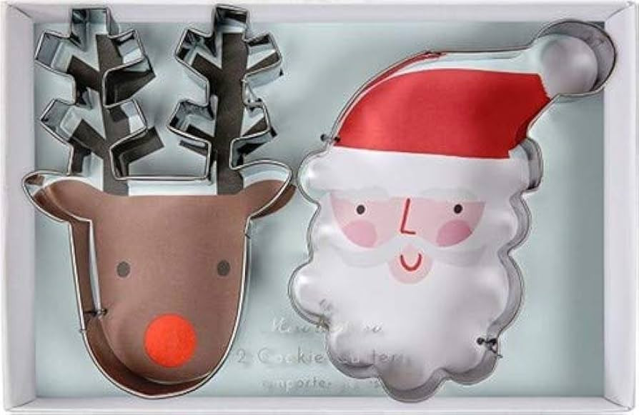Meri Meri Reindeer & Santa Cookie Cutters 45-2476 | Amazon (US)