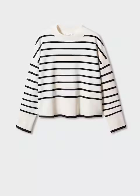 Pull-over rayures oversize | MANGO (FR)