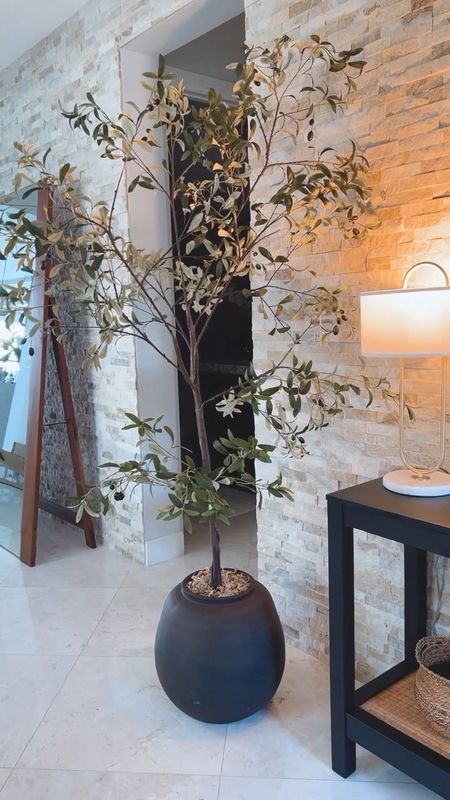 Amazon olive tree that I am loving!! Perfect to make a statement in your home 
Easy to assemble and very light 
The black vase is the small one 

#LTKSeasonal #LTKhome #LTKHoliday