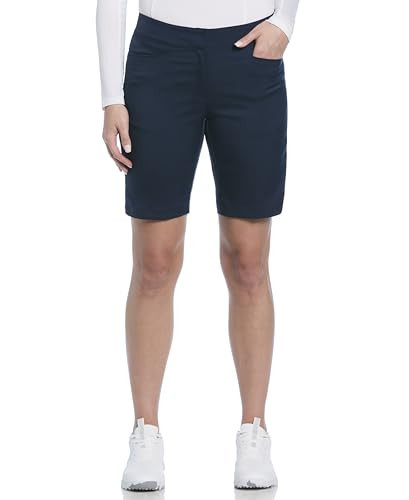 PGA Tour Women's 9.5" Golf Shorts with Comfort Waistband, Stretch360, Moisture-Wicking, Sun Protection, Straight Fit | Amazon (US)