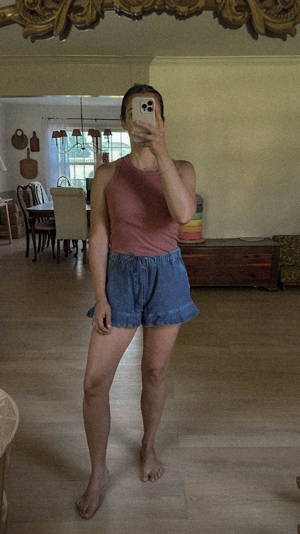Ruffle denim shorts and under $20, yes please!

#LTKSaleAlert #LTKSeasonal