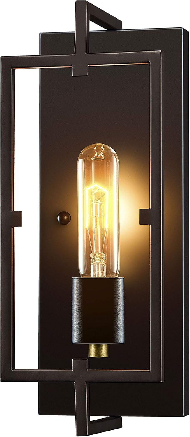 Wall Sconces,Rustic Wall Lights with Glass Shade,Industrial Vintage Decor Wall Lighting Fixtures ... | Amazon (US)