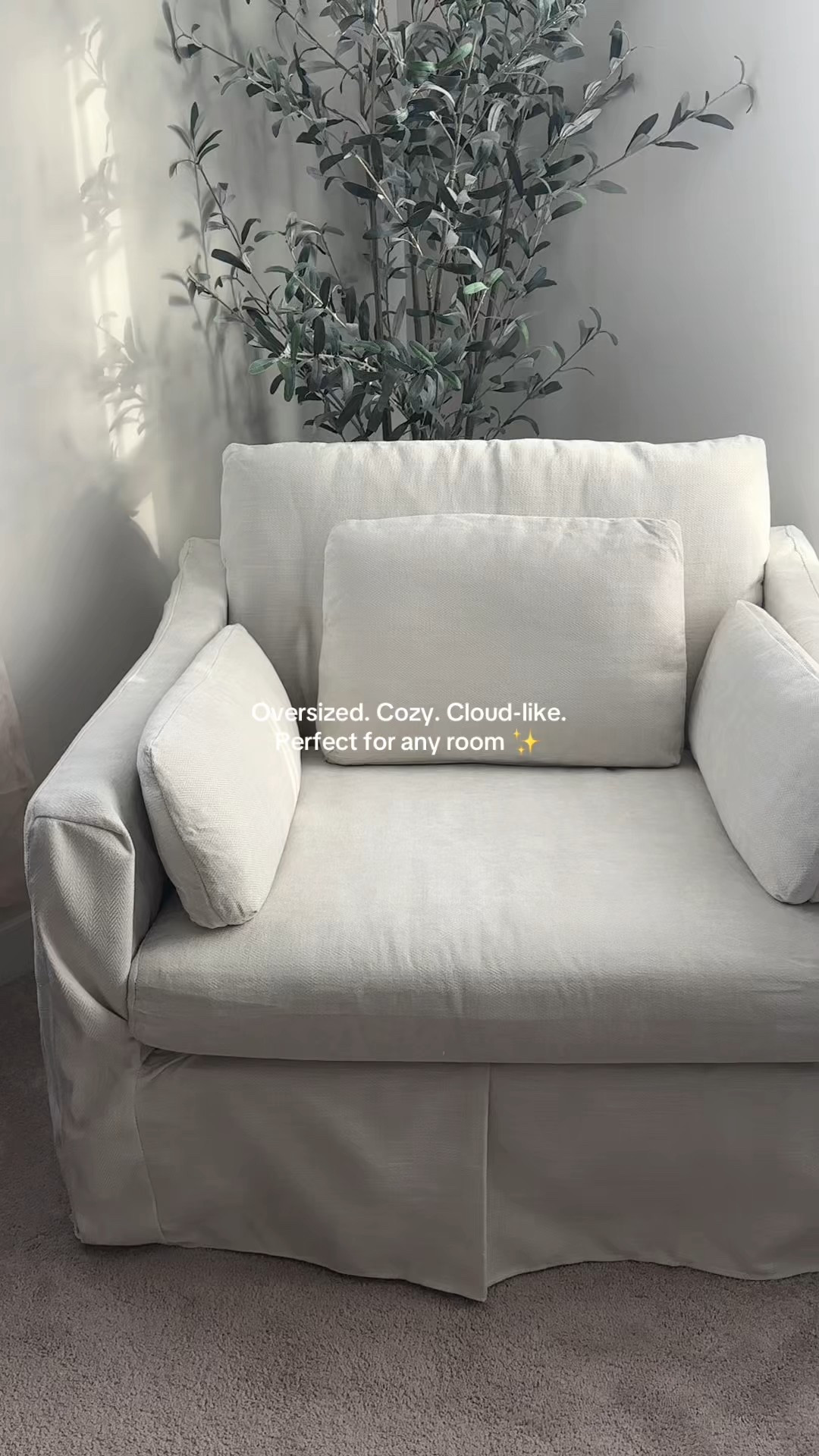 Oversized cozy armchair.


Affordable furniture finds, neutral home finds, Anazon furniture finds

#LTKHome