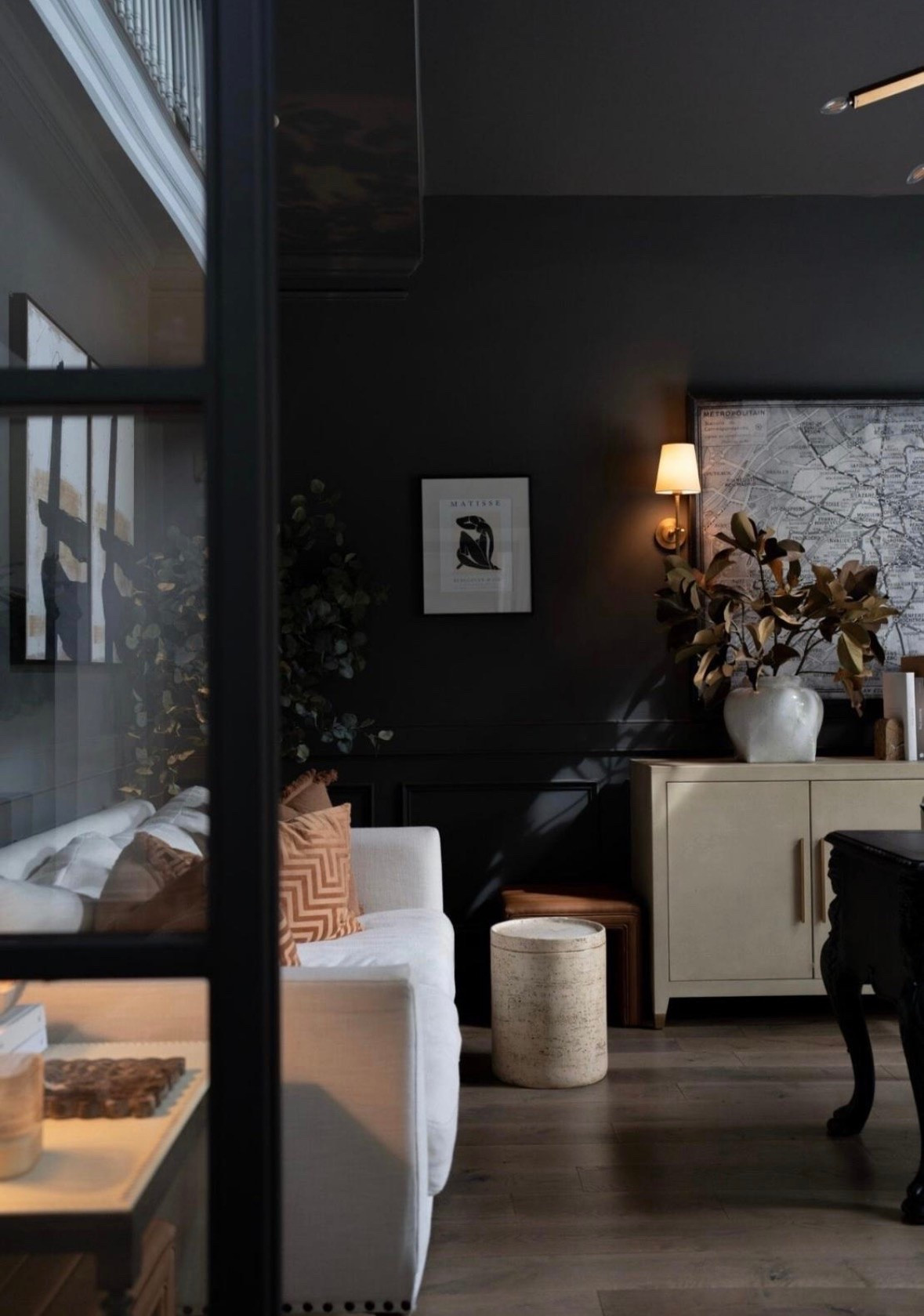 I’m completely captivated by this moody, sophisticated living room vibe! The rich dark walls, warm lighting, and textured accents create an intimate, luxurious atmosphere. Mixing modern design with classic elements brings the perfect balance of style and comfort. This space is the ultimate inspiration for anyone craving elegant, cozy interiors!

#LTKHome #LTKSeasonal #LTKSaleAlert