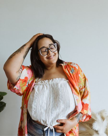 The Free People “Because of You” Tank is TOO GOOD FOR WORDS. 

This top has the most gorgeous detailing and is easy to dress up or down. 

With summer quickly approaching this is the perfect top to pair with shorts or a skirt. To complete the look you can add a fun hat or kimono. 

I am actually wearing a size large as the extra large sold out initially (but it has since been restocked). The fit is actually slightly large which worked perfectly for me. And if you’re chesty, then you’re in luck. I had full coverage while still feeling like a boho queen 💛🌺

#LTKMidsize #LTKPlusSize #LTKFestival