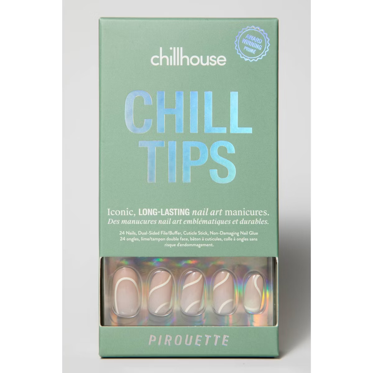 Chillhouse Chill Tips Fake Nails - Design Studio - Pirouette - 24ct | Target