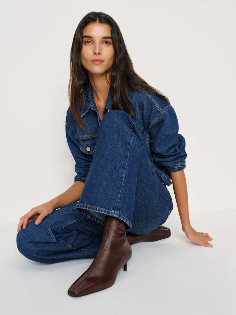 Remy Stretch Ankle Boot | Reformation (Global)