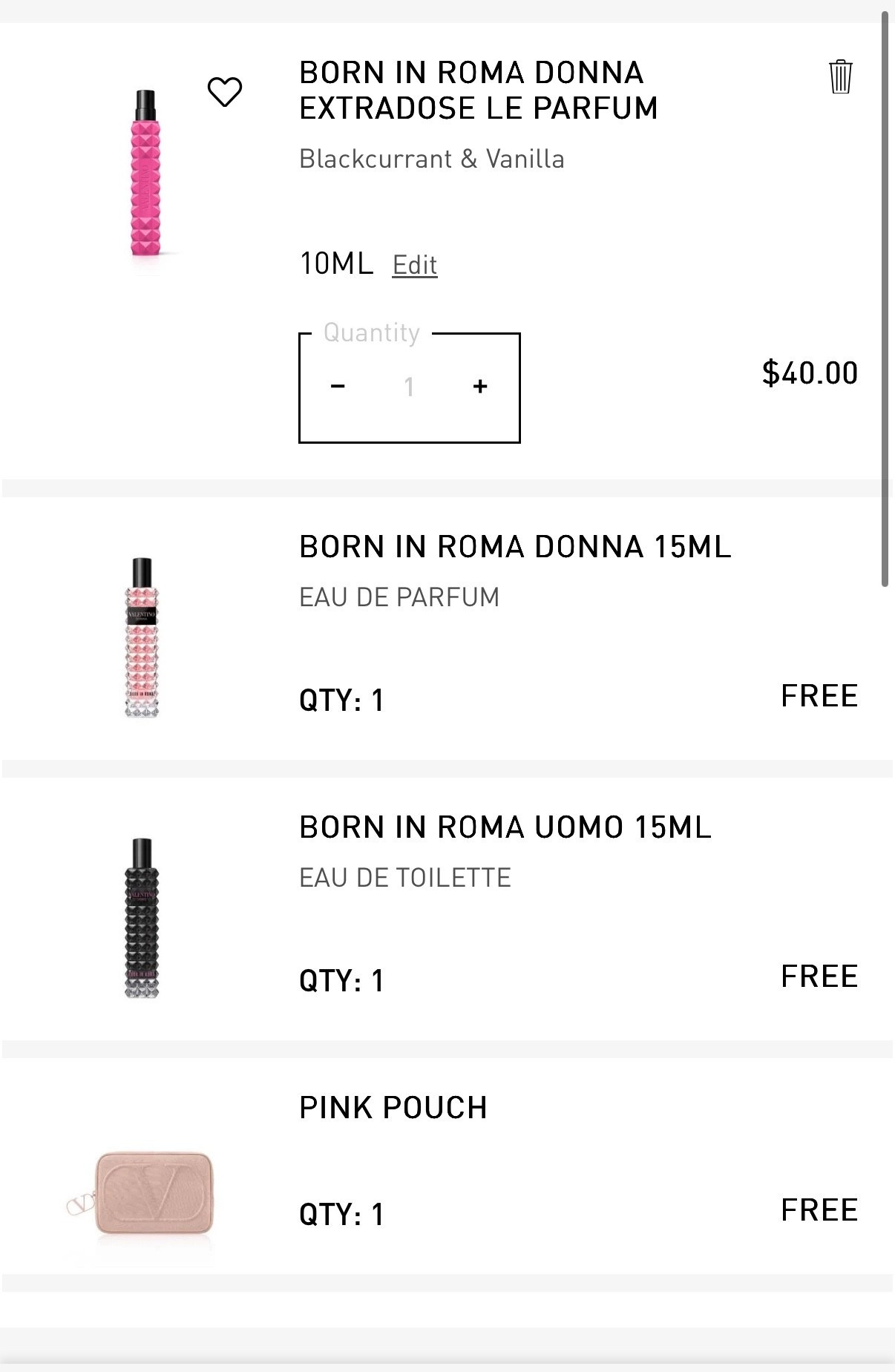 HUGE Deal!!! Use code VIPGIFT25 with your first purchase on Valentino beauty and you not only get a free pink punch but TWO FREE Valentino Travel sprays!!!! While supplies
Last! Perfume or fragrance lovers unite!! Coupon code 

#LTKBeauty #LTKSaleAlert #LTKFindsUnder50