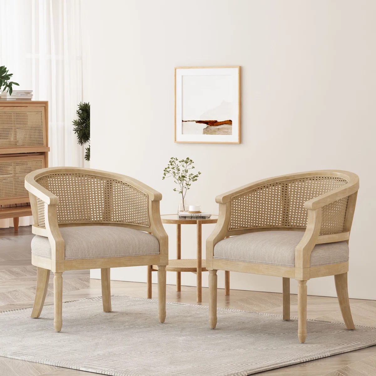 Kurz Upholstered Armchair (Set of 2) | Wayfair North America