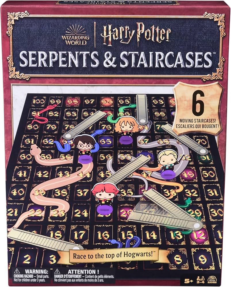 Spin Master Games, Wizarding World of Harry Potter Serpents & Staircases Classic Game, Kids Games... | Amazon (US)