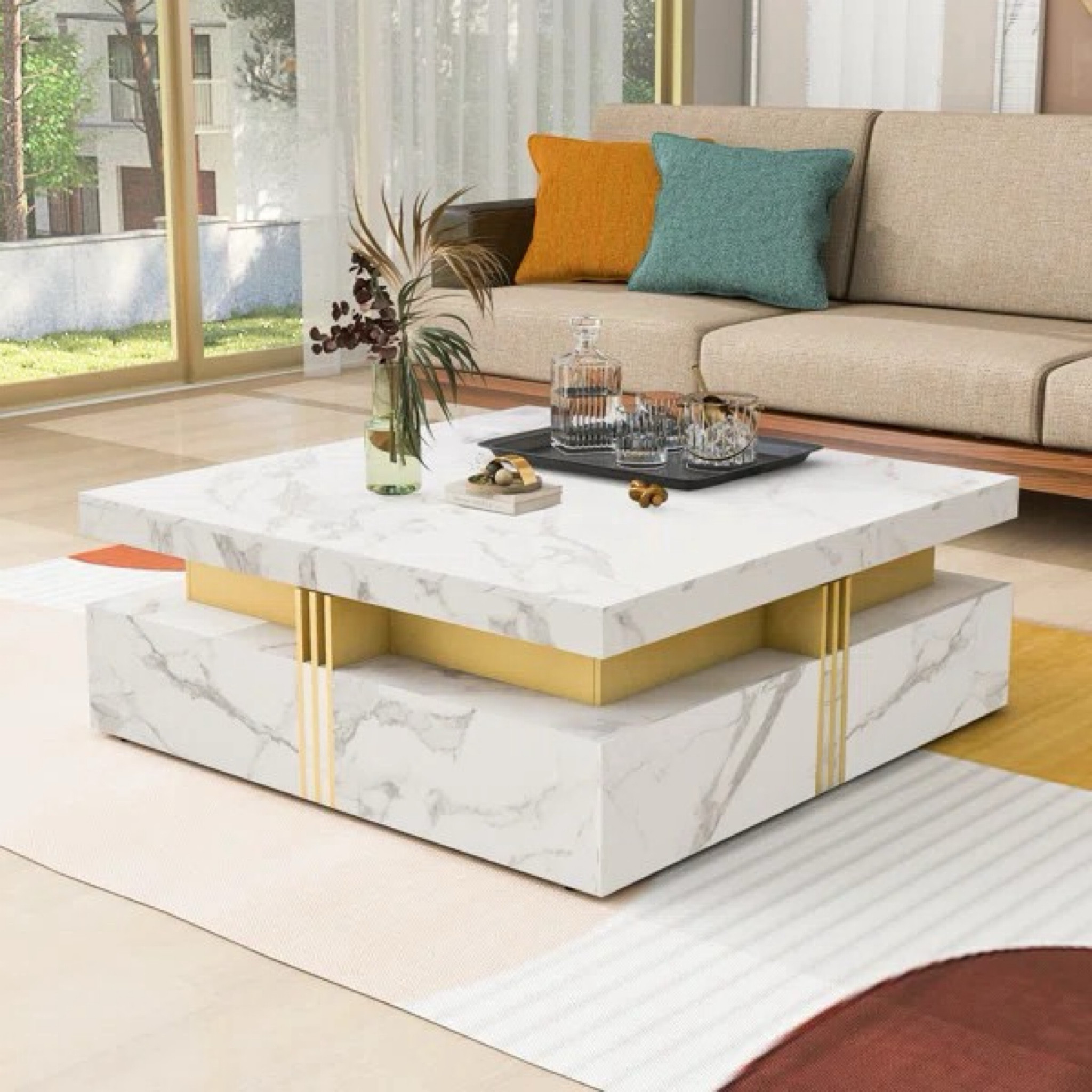 Shop coffee tables! The Square Storage Coffee Table With 4 Drawers is under $450.

Keywords: Coffee table, dining table, square coffee table, glass dining table 



#LTKSummerSales 

#LTKHome #LTKSaleAlert