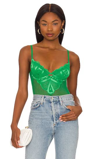 Zephyr Bodysuit in Bottle Green | Revolve Clothing (Global)