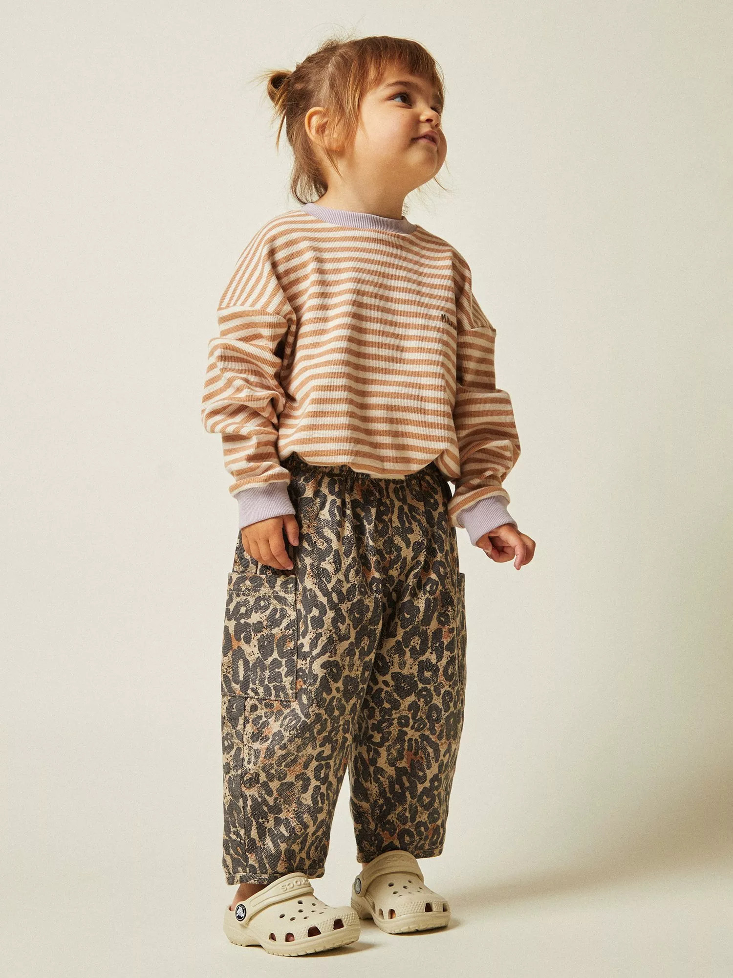 Claude & Co Kids' Emerson Organic Cotton Jeggings, Leopard | John Lewis (UK)
