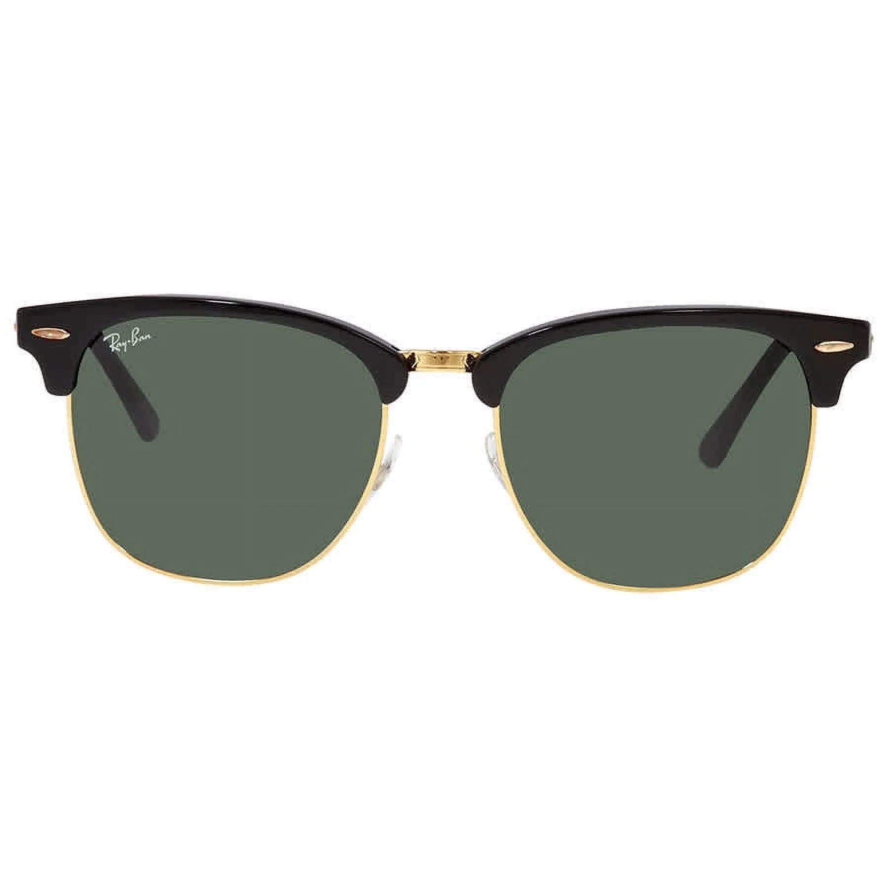 Ray Ban Clubmaster Classic Green Square Unisex Sunglasses RB3016 W0365 55 | Walmart (US)