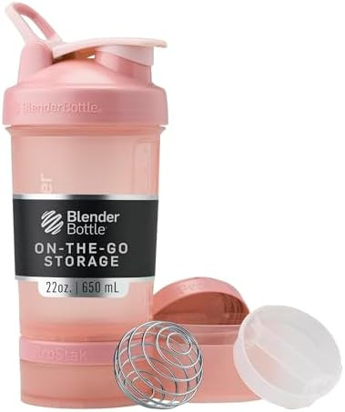 BlenderBottle Shaker Bottle with Pill Organizer and Storage for Protein Powder, Classic V2 ProSta... | Amazon (US)