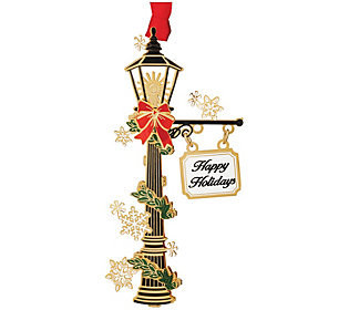 Holiday Lamp Post Ornament by Beacon Design | QVC
