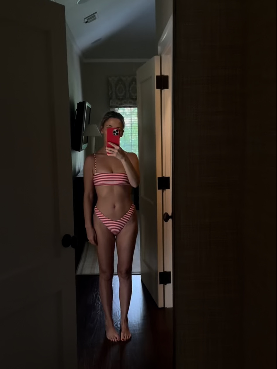 I can’t stop linking this bikini. Perfect for 4th of July and so comfy ❤️🇺🇸