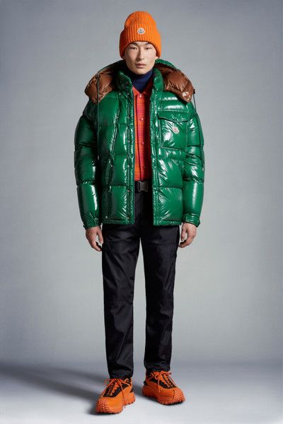 Green Moncler Karakorum Short Down Jacket Men - Short Down Jackets for Men | Moncler US | Moncler
