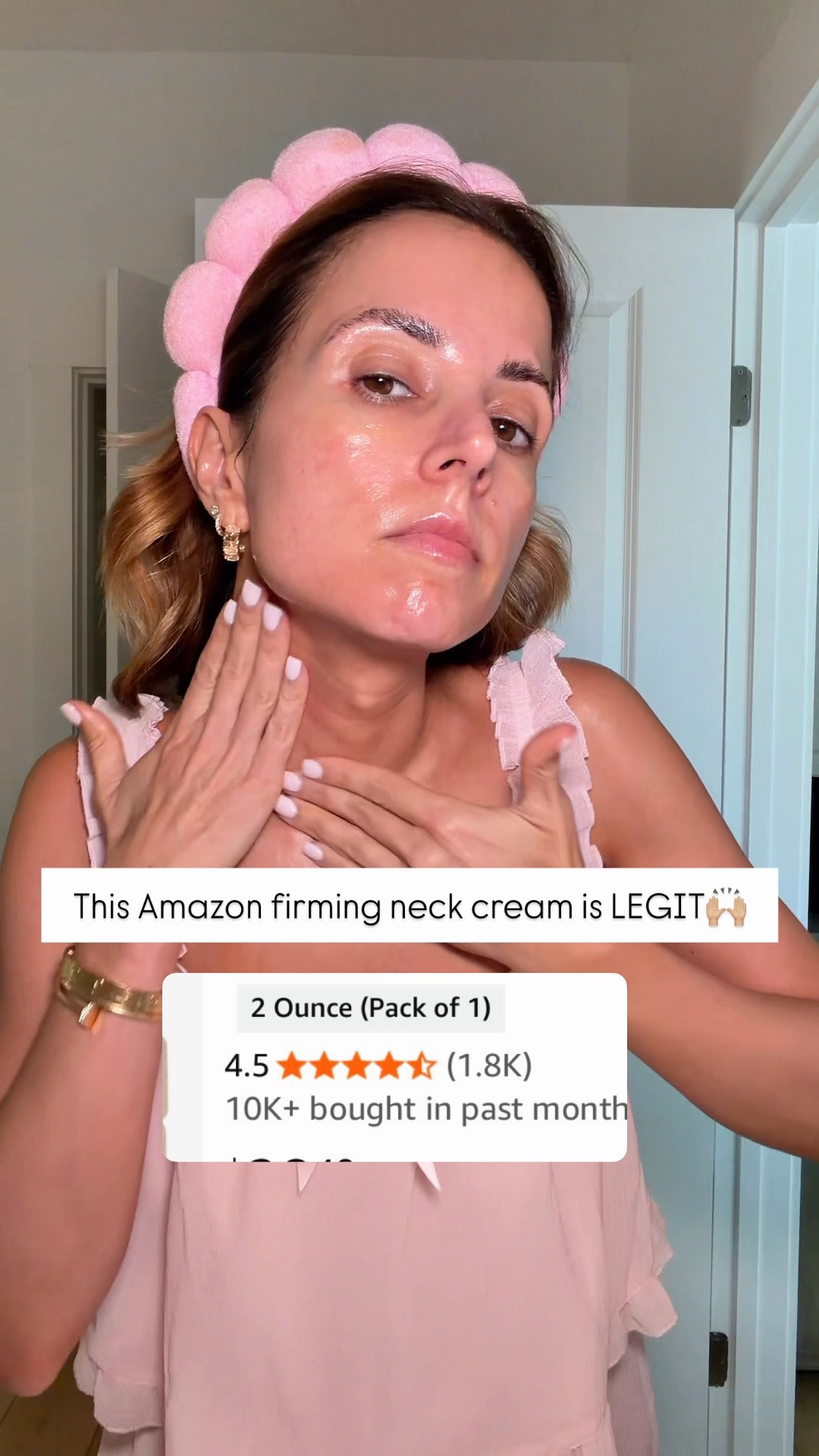I love this Amazon firming neck cream! I use it morning and night. Has protein peptides to boost collagen and elasticity. Anti aging favorites.

#LTKselfcare #LTKBeauty #LTKmorningroutine