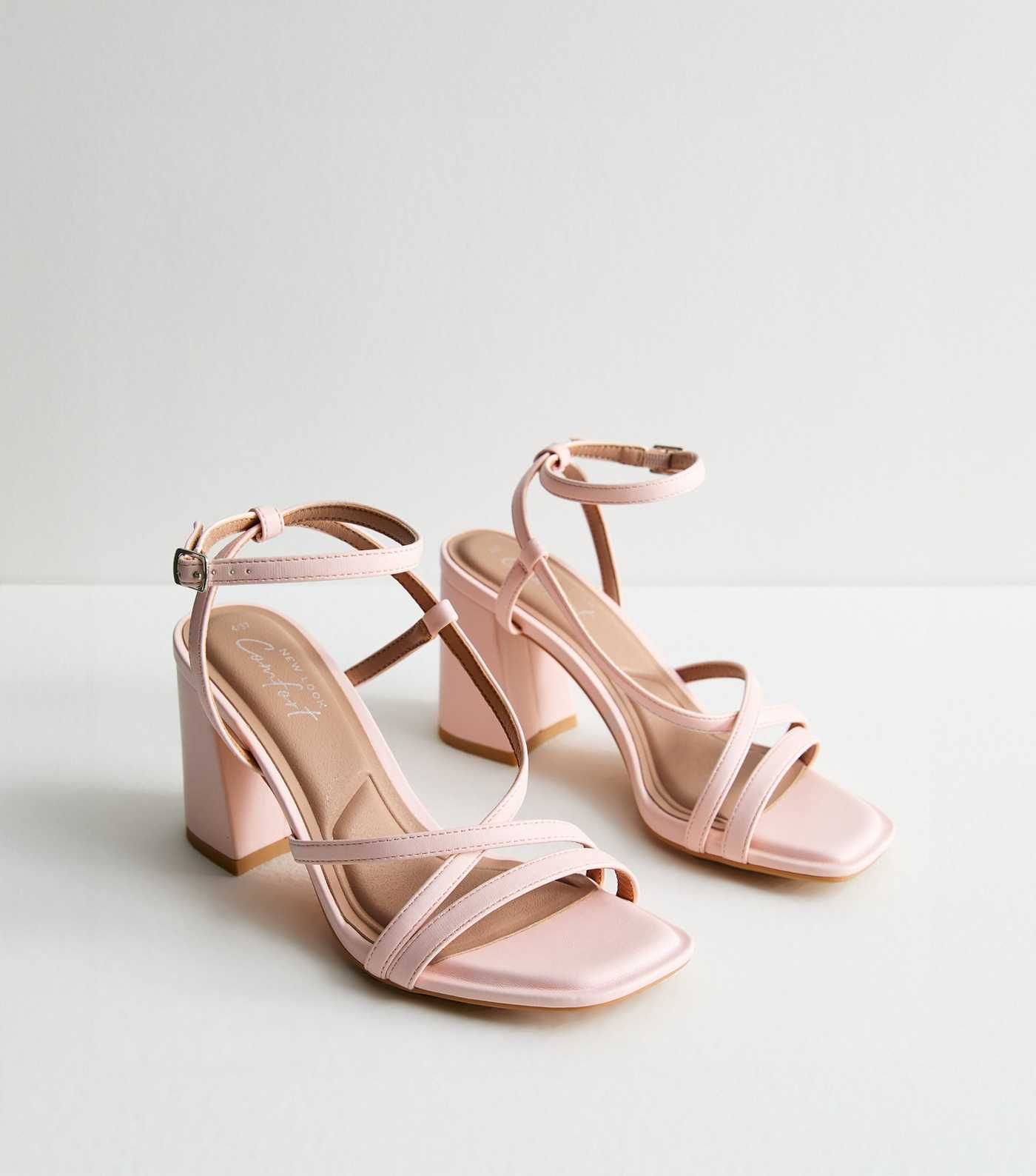 Pink Strappy Block Heel Sandals
						
						Add to Saved Items
						Remove from Saved Items | New Look (UK)