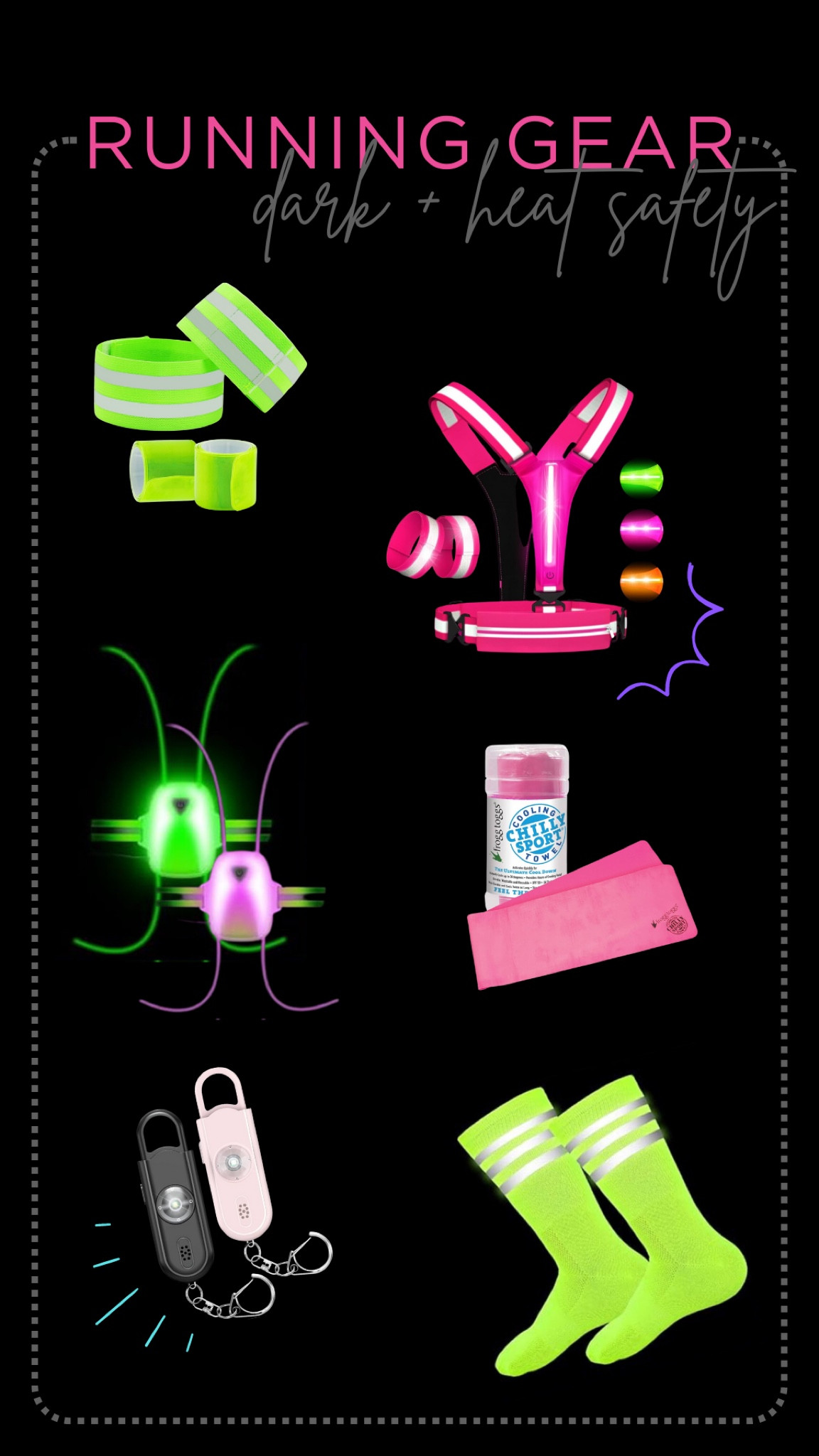 RUN SAFELY with some of these favorites for running solo, running in the dark, and running in summer heat!

#LTKFindsUnder50 #LTKFitness #LTKActive