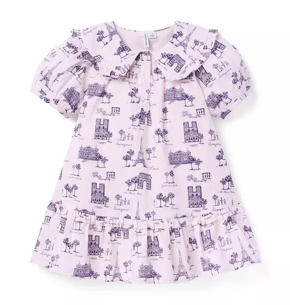 Paris Ruffle Collar Dress | Janie and Jack