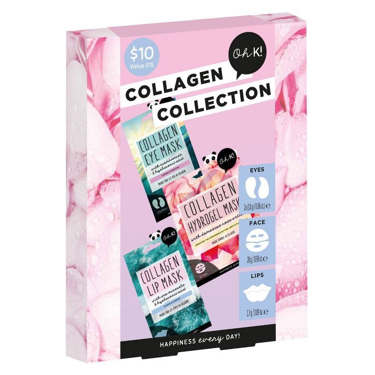 Oh K! Collagen Collection Facial Treatment - 3pc | Target