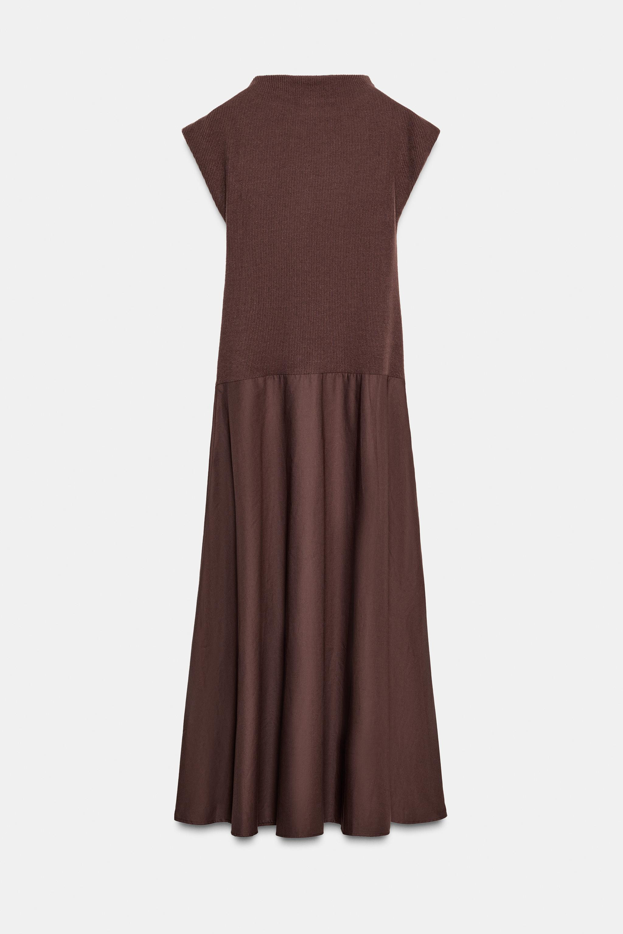 SOFT COMBINATION DRESS | Zara US
