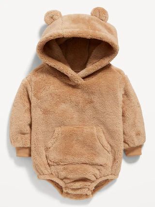 Unisex Hooded Critter One-Piece Romper for Baby | Old Navy (US)
