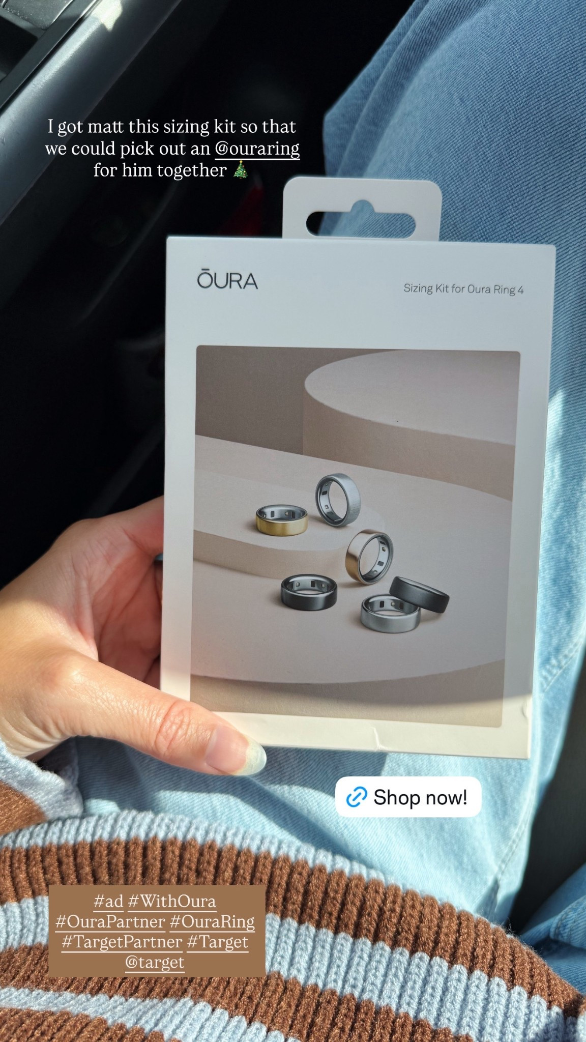 #ad Getting my holiday shopping done early @target !! I love my @ouraring and I think it’s the perfect gift (for others or yourself)! I love the insight it can give me on my health like my sleep & stress levels! 
#WithOura #OuraPartner #OuraRing #TargetPartner #Target

#LTKselfcare #LTKGiftGuide #LTKHoliday