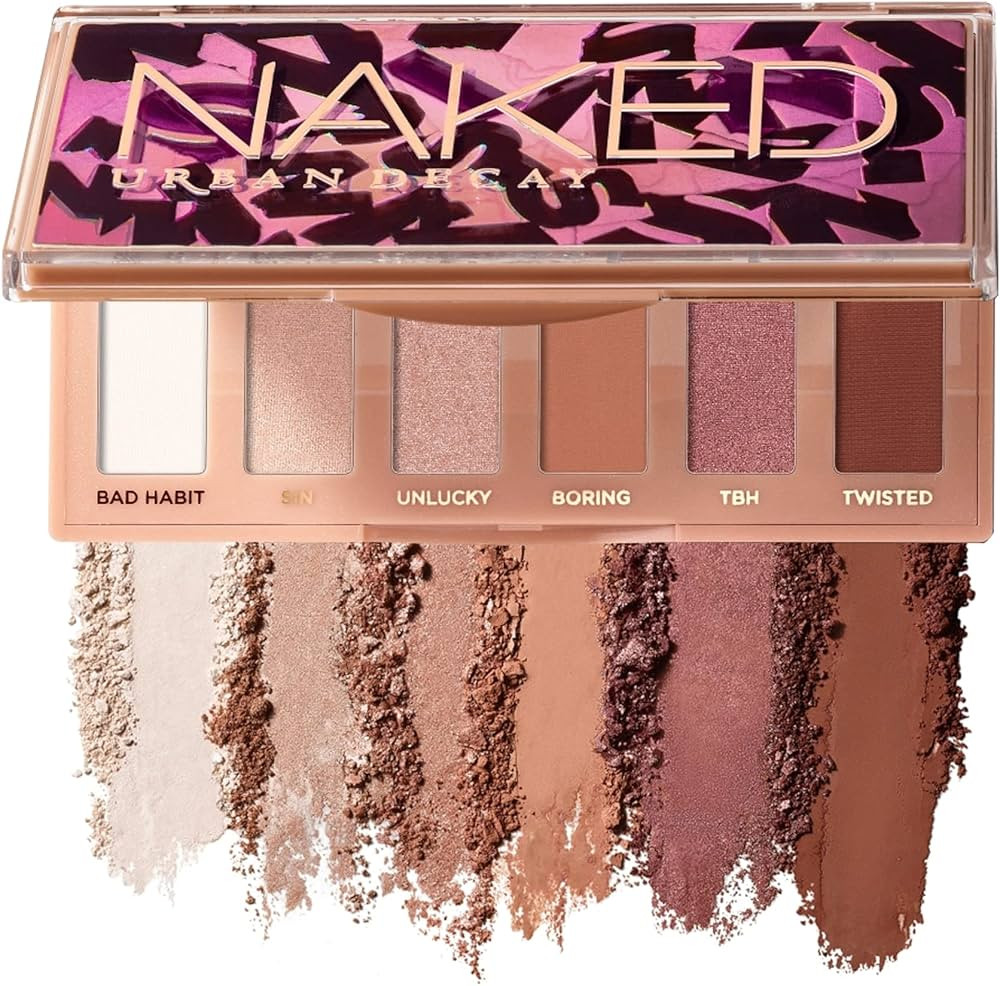 URBAN DECAY Naked Mini Eyeshadow Palette, 6 Multi-use Shades, Ultra-Blendable, Long-lasting Wear,... | Amazon (US)