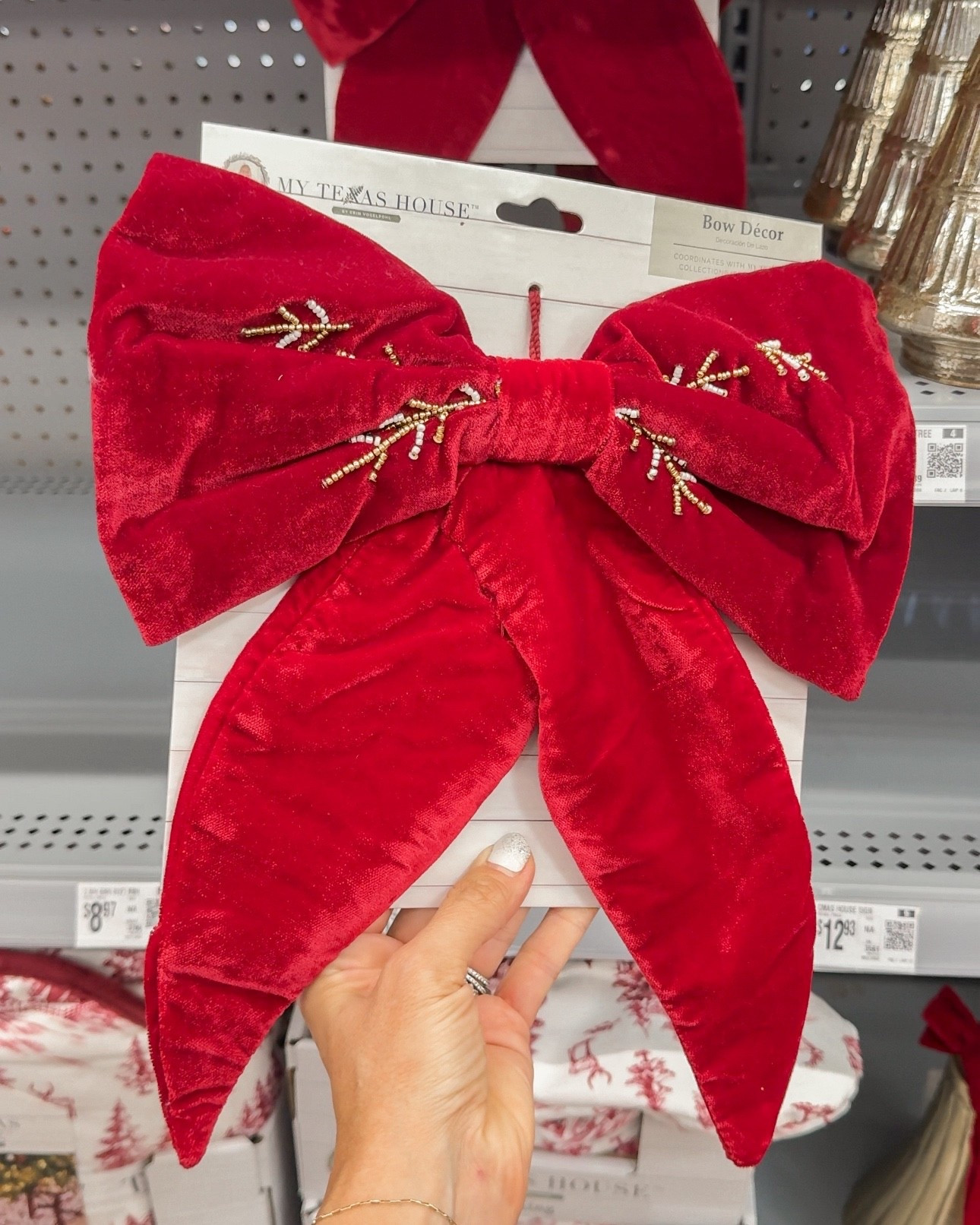 NEW Christmas decor favorites from the My Texas House line are Walmart! Christmas bows, velvet bow

#LTKHome #LTKSeasonal