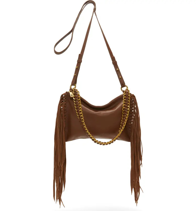 Kokel Fringe Leather Crossbody Bag | Nordstrom