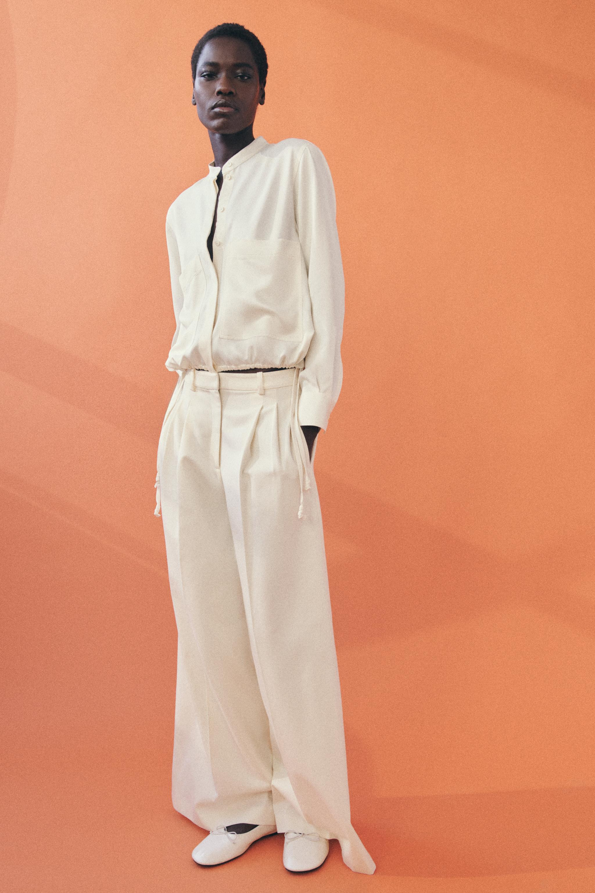 ZW COLLECTION SATIN EFFECT SHIRT | Zara US