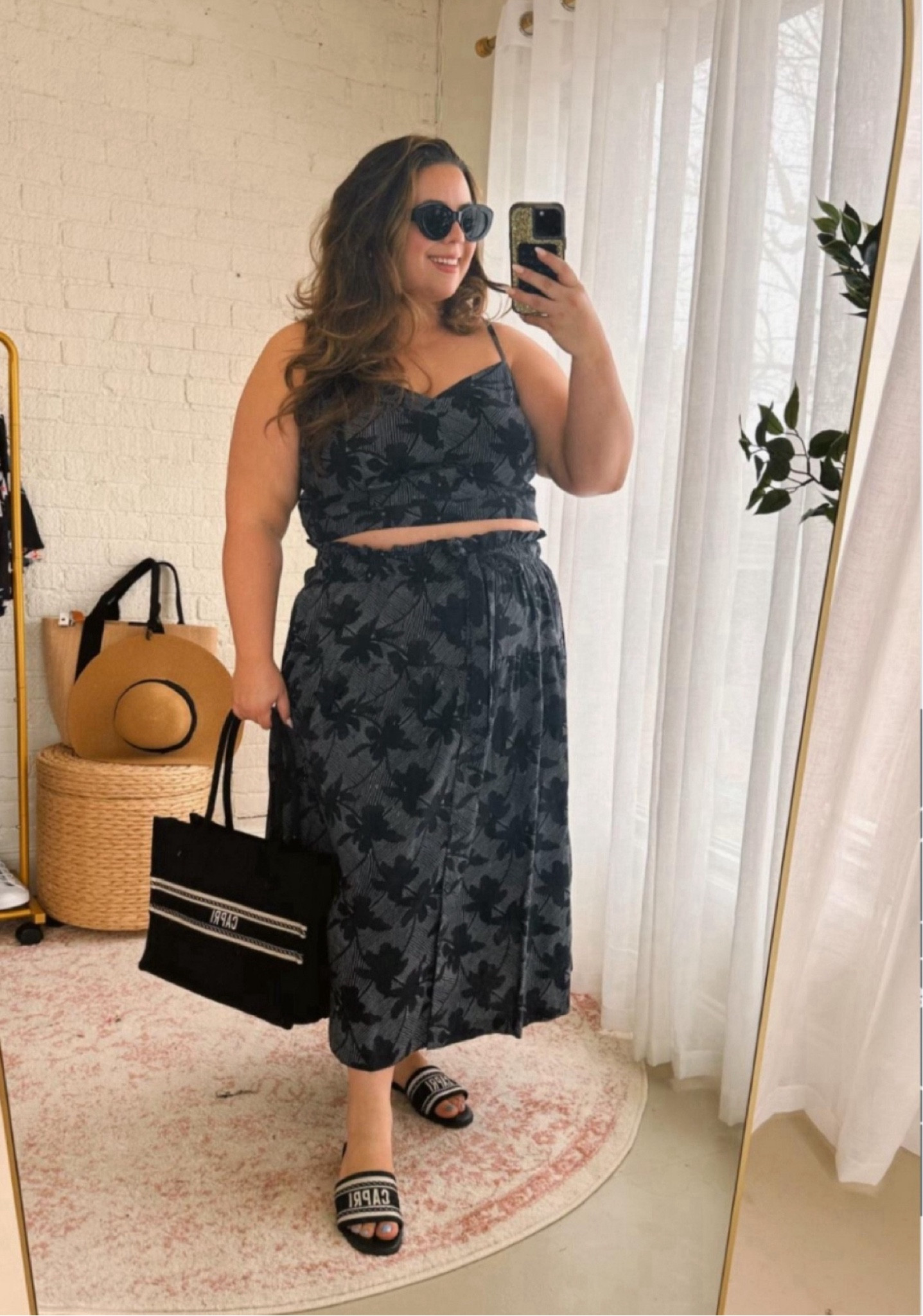 My Target matching skirt set is back in stock and up to size 4xl. I’m wearing my usual 2xl. 

#LTKMidsize #LTKPlusSize #LTKStyleTip