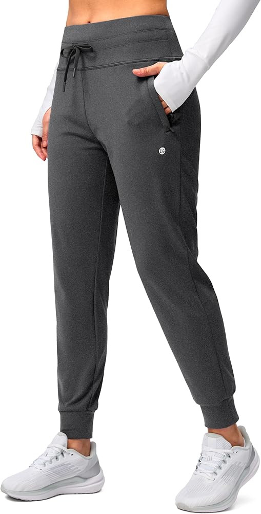 G Gradual Women's Fleece Lined Joggers High Waisted Water Resistant Thermal Winter Sweatpants Run... | Amazon (US)