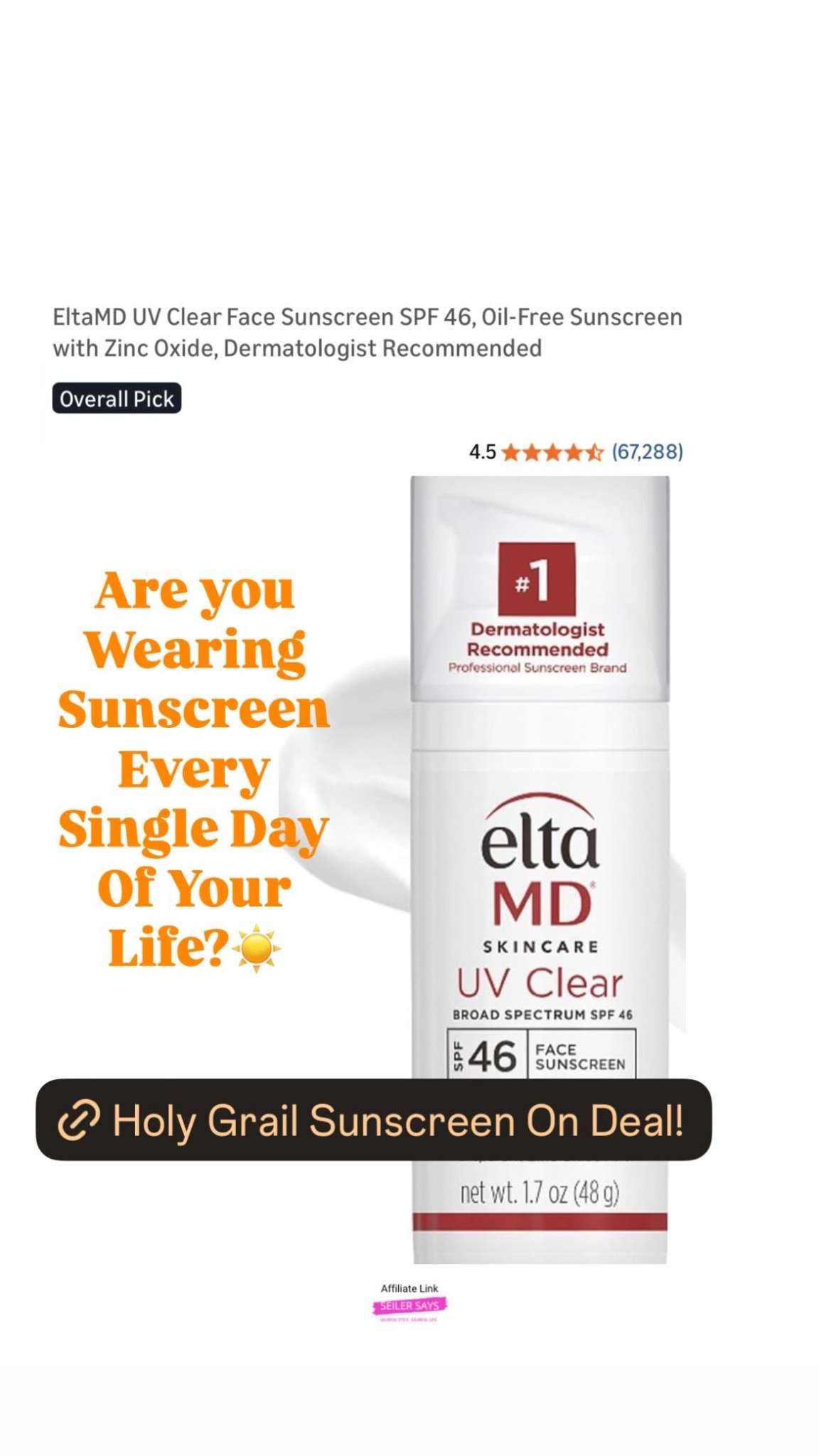 Are you
Wearing 
Sunscreen 
Every
Single Day
Of Your 
Life?☀️