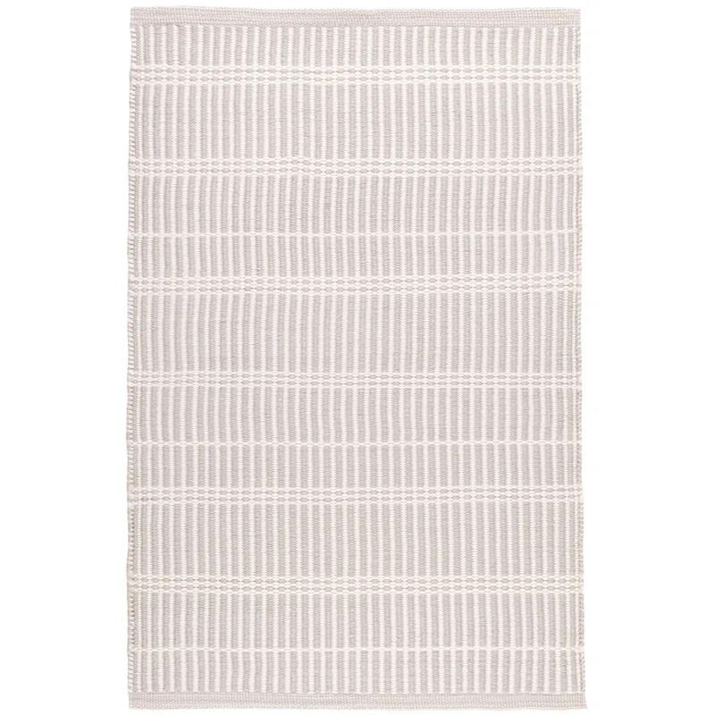 Marlo Striped Hand-Woven Flatweave Beige Indoor / Outdoor Area Rug | Wayfair North America