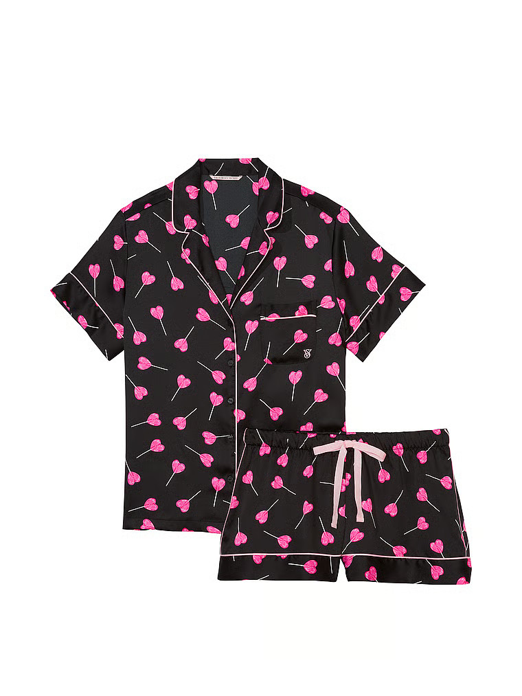 Satin Short Pajama Set | Victoria's Secret (US / CA )