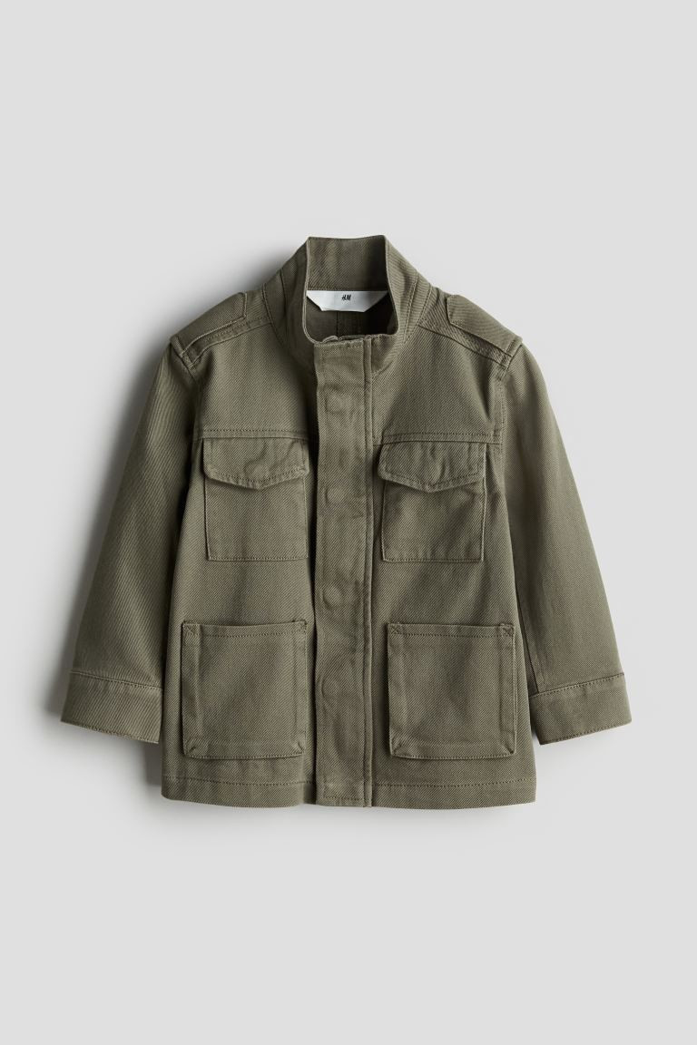 Cotton twill utility jacket | H&M (UK, MY, IN, SG, PH, TW, HK)