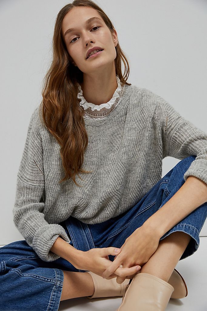 Keely Cable-Knit Sweater | Anthropologie (US)