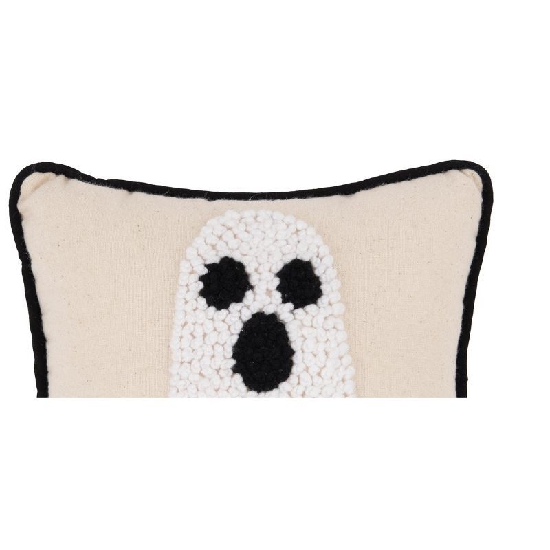 C&F Home 8" x 8" Spooky Halloween Ghost French Knot Throw Pillow | Target