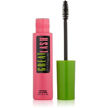 Pack of 3 Maybelline New York Great Lash Mascara Very Black 101 0.43 Fluid Ounce | Walmart (US)