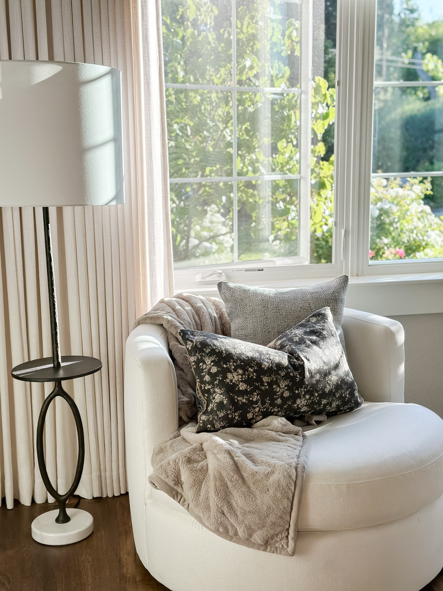 Reading book in our primary bedroom 

#LTKStyleTip #LTKHome