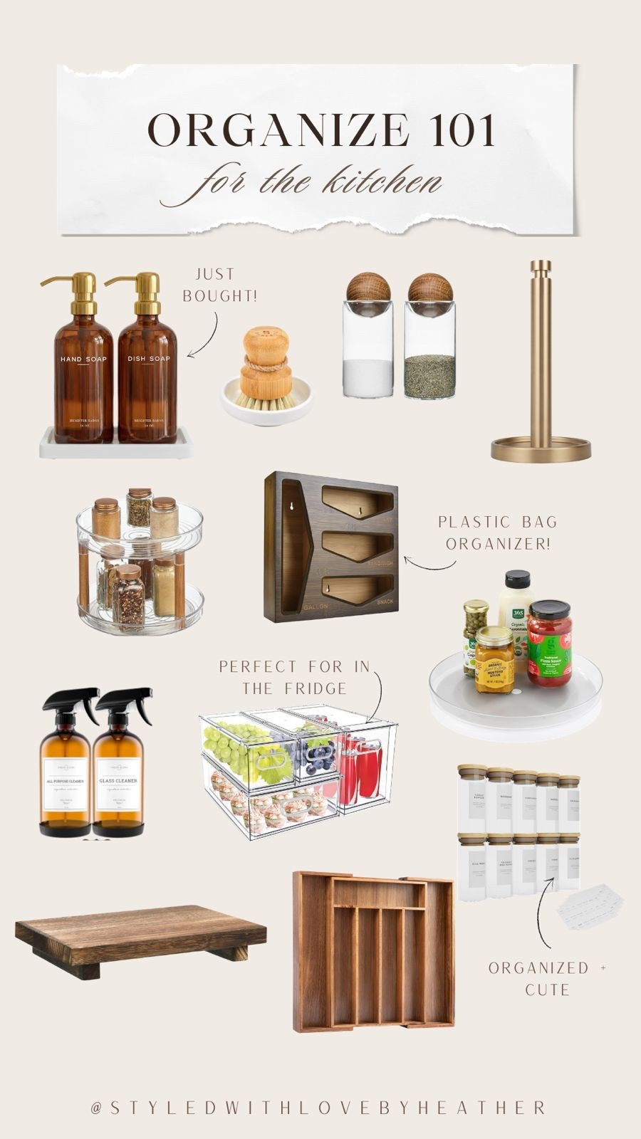 Kitchen organization finds I’m loving lately 🤍 These little upgrades make such a difference and help keep everything looking clean and clutter-free. From soap dispensers to fridge organizers and spice jars, I linked all my favorite pieces to make organizing your kitchen easier!



#LTKHome #LTKdayinmylife #LTKSaleAlert