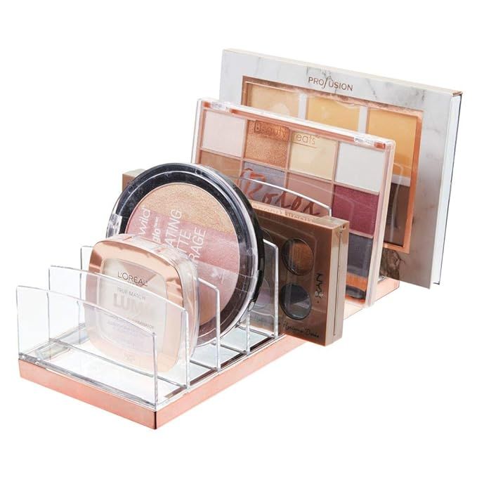 mDesign Plastic Makeup Organizer for Bathroom Countertops, Vanities, Cabinets: Cosmetics Storage ... | Amazon (US)